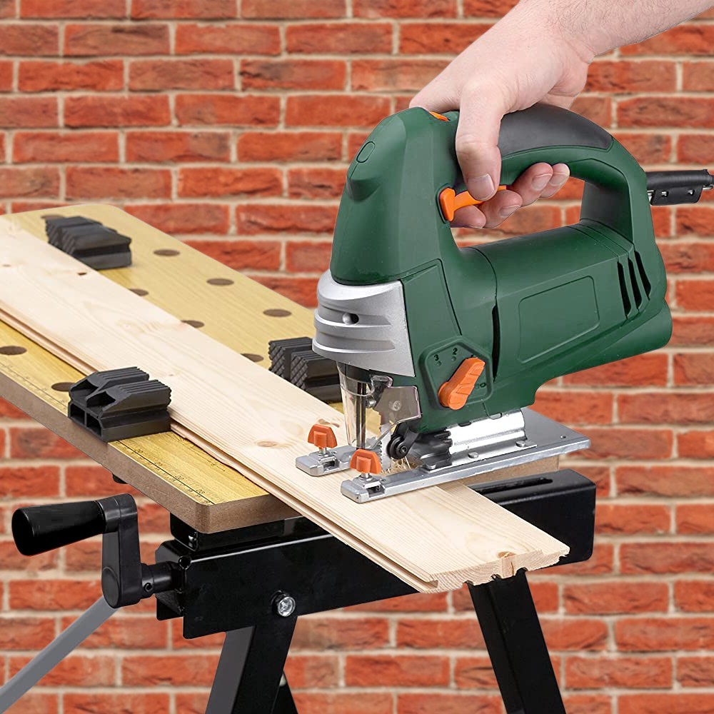 Banco de trabajo bricolaje plegable con...