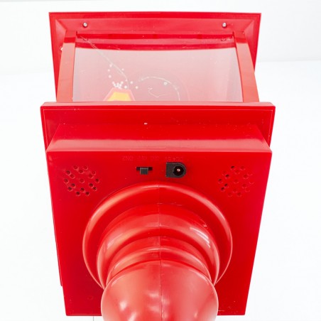 243022 Lámpara de Navidad Roja decoración en plástico sonidos luces y movimiento