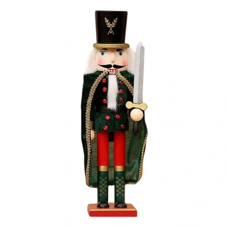 831041 Soldado decorativo 38 cm hecho de madera pintada a mano diferent. colores