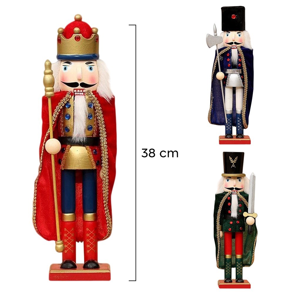 831041 Soldado decorativo 38 cm hecho de madera...