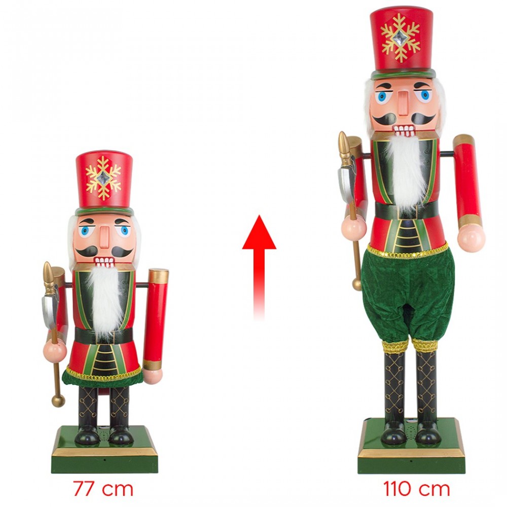 392029 Soldado cascanueces altura 110 cm con...