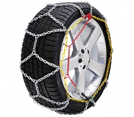 Cadenas de nieve en acero para el coche 9mm KNS homologado de 20 a 130 para todo tipo de vehículos automóviles