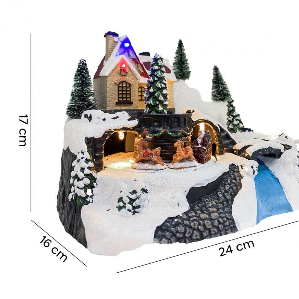 243011 Carrusel de navidad - Trineo con Luces...