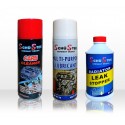 Kit 3 productos SCHU-STER para mantenimiento de combustible y piezas de radiador