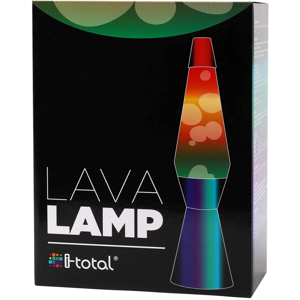 XL1767 Lámpara Lava 40cm Arco Iris con...