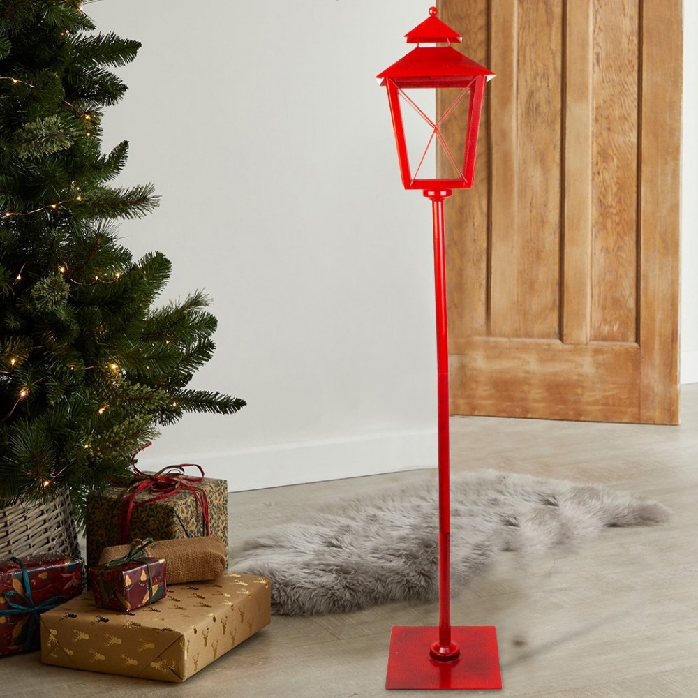 744013 Lámpara de Navidad roja Decoración de...