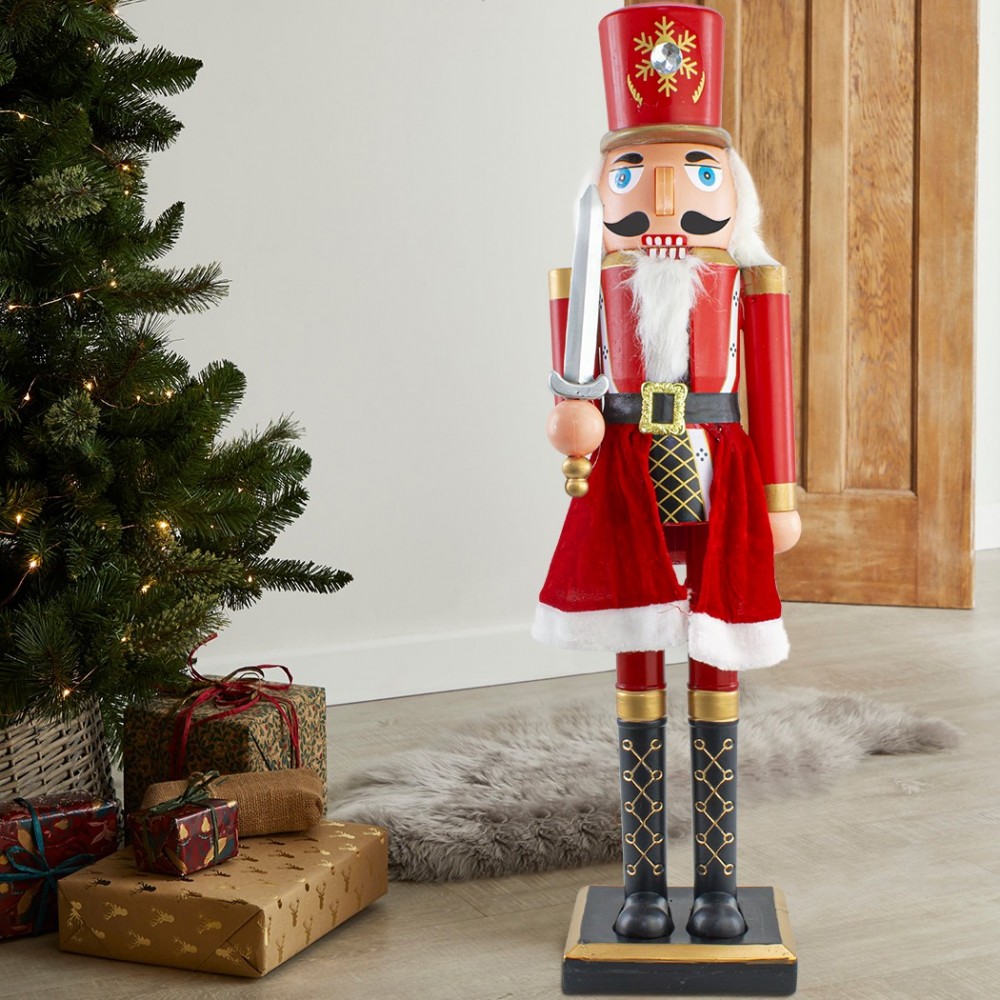 392028 Soldado Cascanueces decoración navideña...