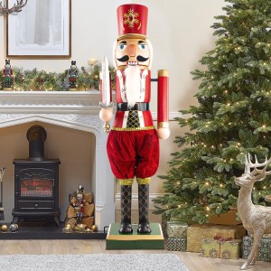 392047 Soldado Cascanueces decoración navidad 160cm... 2