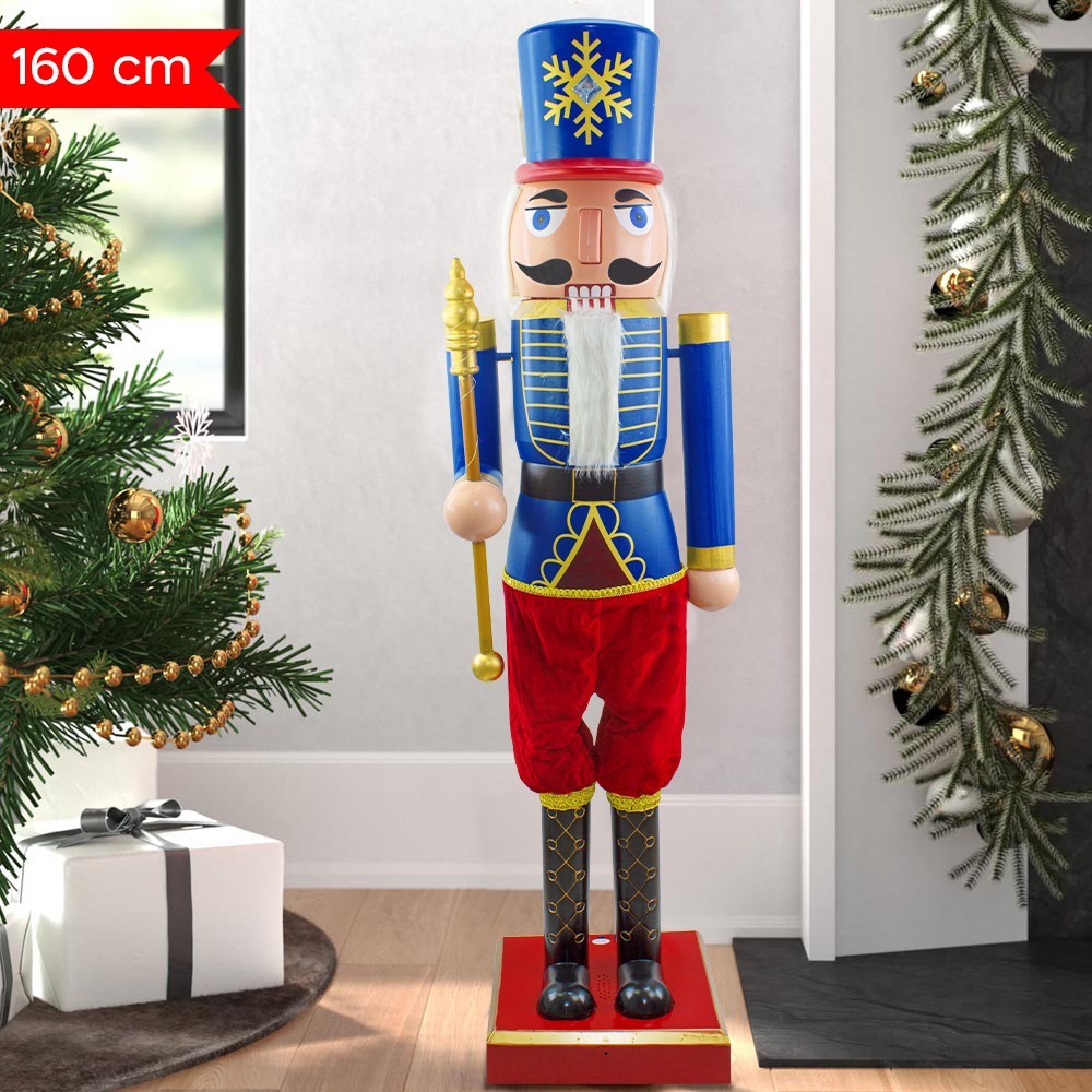 392048 Soldado Cascanueces Gigante Azul 160 Cm...