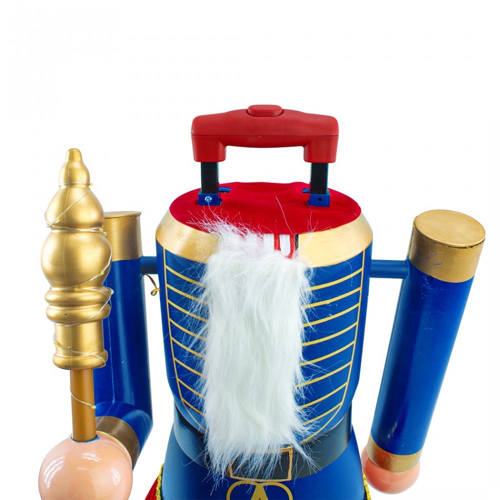 392048 Soldado Cascanueces Gigante Azul 160 Cm...