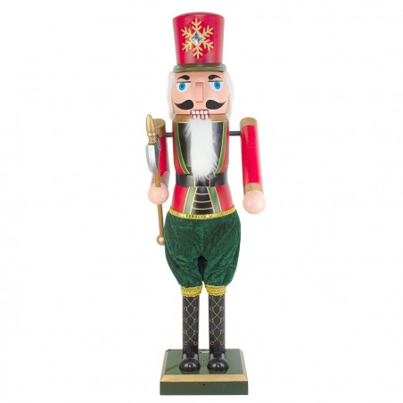 37783 Soldado Cascanueces decoración navidad 160cm Música, Luces Y Movimiento