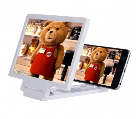 Marco con lupa para agrandar la pantalla del teléfono móvil - Monitor 7,5"/ x3 ZOOM