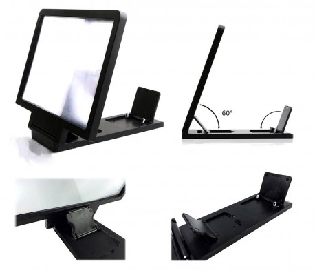 Marco con lupa para agrandar la pantalla del teléfono móvil - Monitor 7,5"/ x3 ZOOM