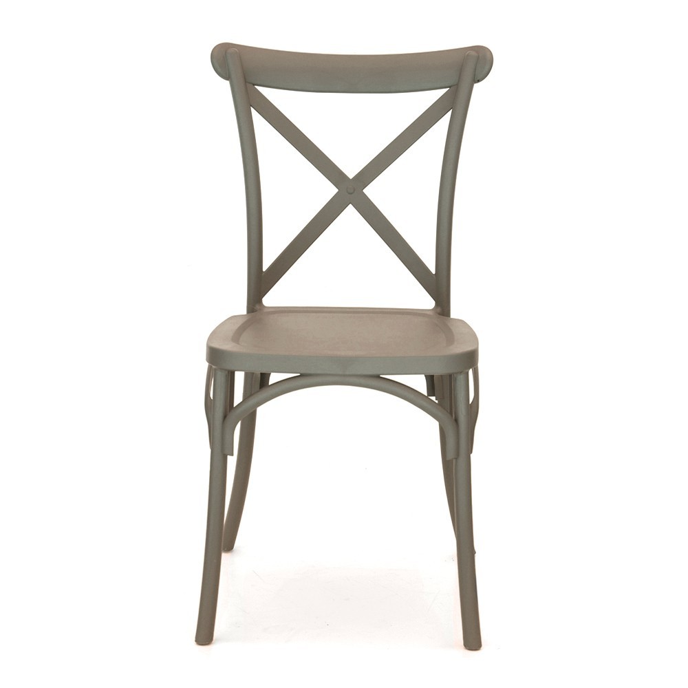 Juego de 4 sillas Country en polipropileno...