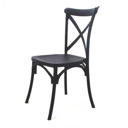 Juego de 4 sillas Country en polipropileno reforzado con fibra de vidrio