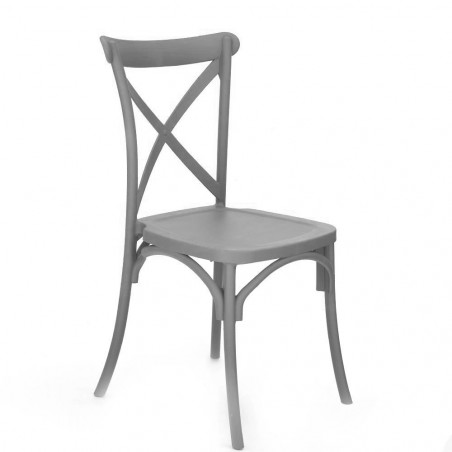 Juego de 4 sillas Country en polipropileno reforzado con fibra de vidrio