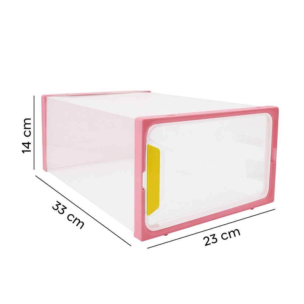 Cajas para zapatos con puerta organizadores que ahorran espacio 23x33xH14 cm