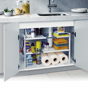 Estantería modular 50x70x40 cm con 2 estantes para debajo... 2