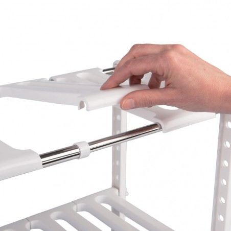 Estantería modular 50x70x40 cm con 2 estantes para debajo del fregadero