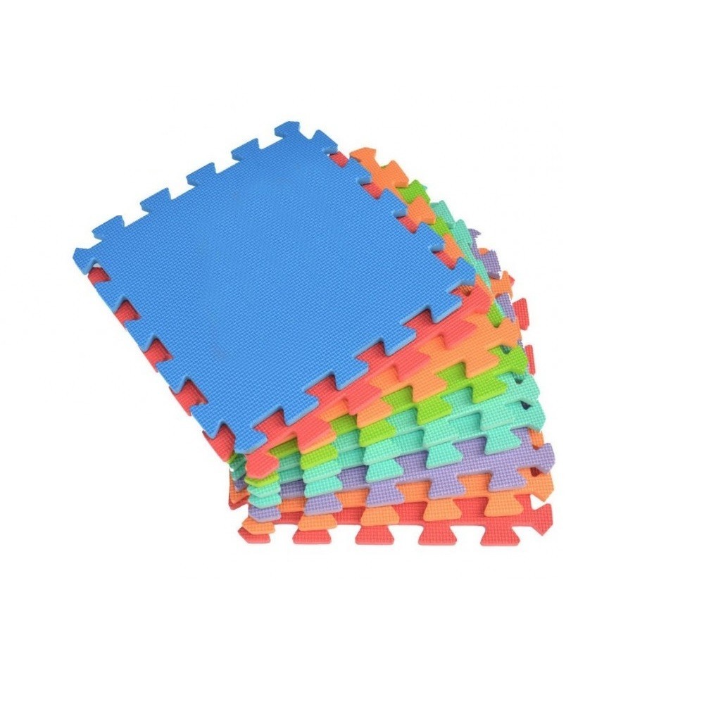 Alfombra de juego CIGIOKI puzzle modular de colores 20 pzs 30X30 cm espuma eva