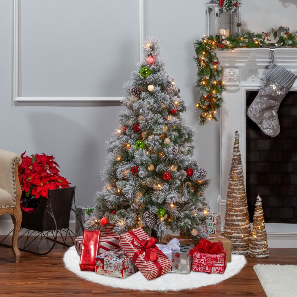 Alfombra para la base del árbol de Navidad 80...