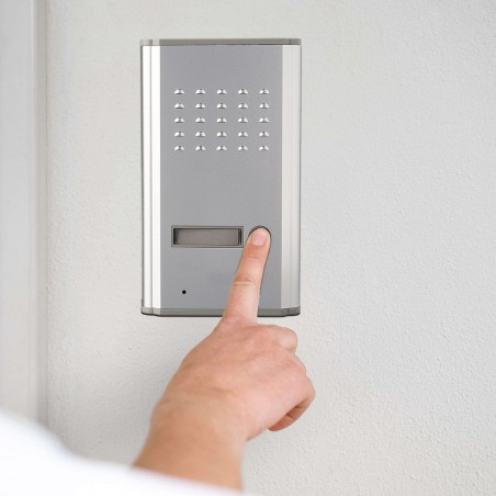 Telefonillo intercomunicación exterior unifamiliar 4 cables Botón apertura 220 V