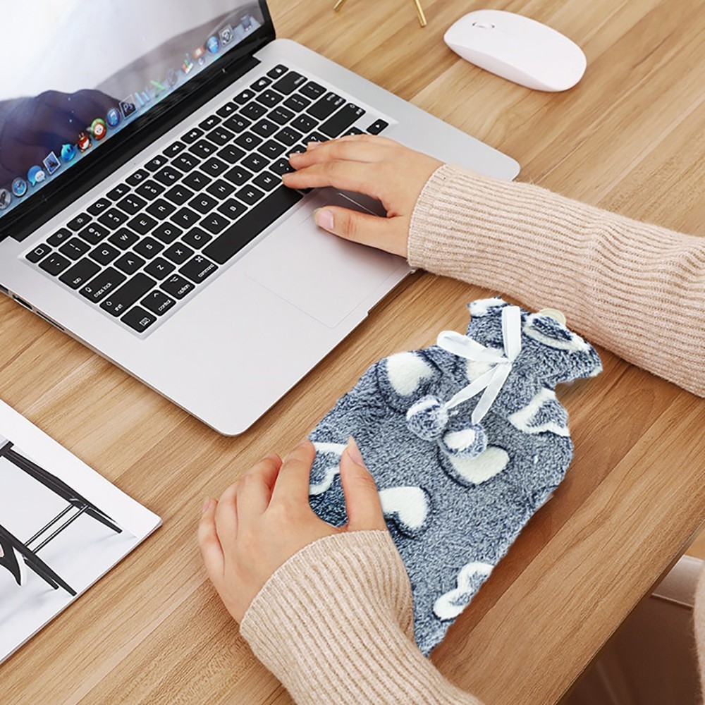 567910 Bolsa de agua caliente 2L con forro de...