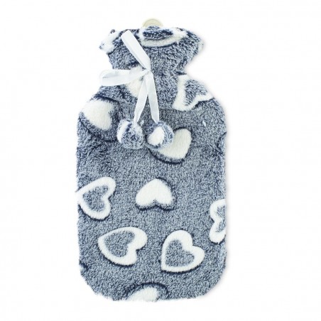 567910 Bolsa de agua caliente 2L con forro de felpa suave que calienta y relaja