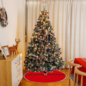 006635 Alfombra para la base del árbol de Navidad modelo... 2