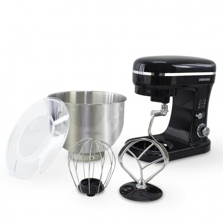 Batidora Planetaria DGBAVARIA 5L accesorios acero inoxidable 6 velocidades 1200W