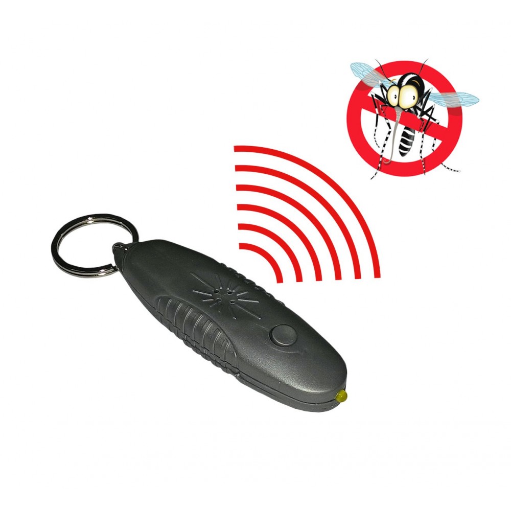 Llavero antimosquitos sistema ultrasonido y luz...