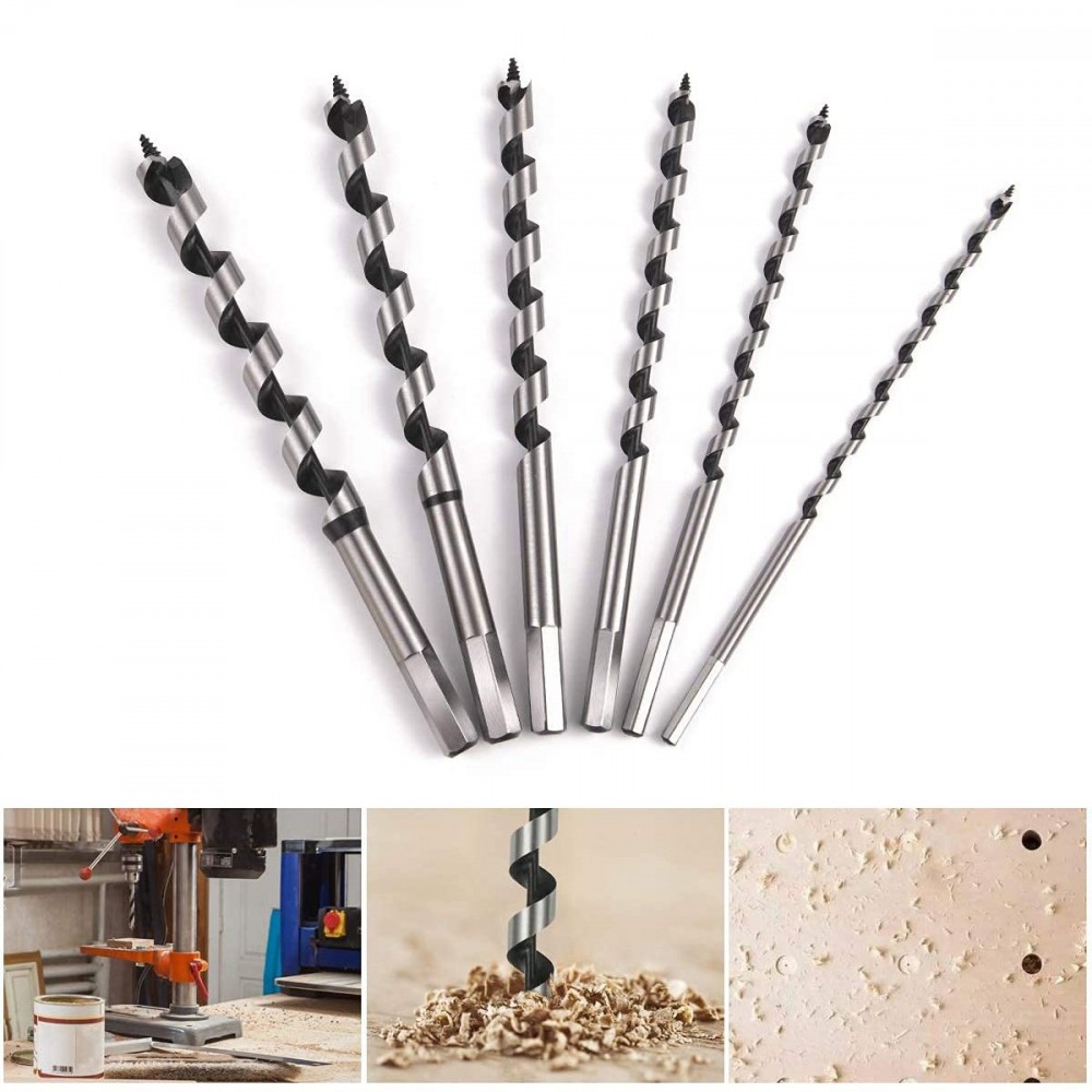 Brocas para madera 6 piezas Vaso hexagonal de 6...