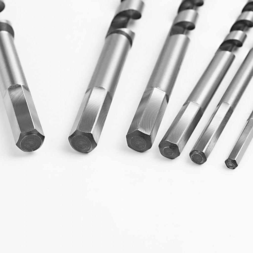 Brocas para madera 6 piezas Vaso hexagonal de 6...