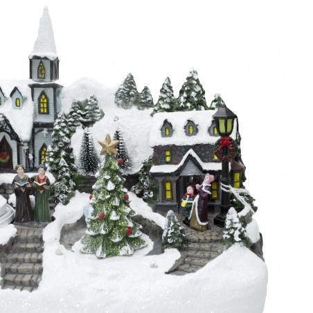 361031 Carrusel de Navidad Luces Sonidos y Movimiento 32x20x25 cm