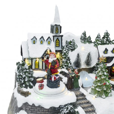 361031 Carrusel de Navidad Luces Sonidos y Movimiento 32x20x25 cm