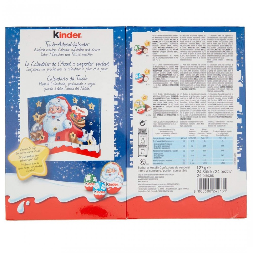 Mini Calendario de Adviento Kinder 242131 de...