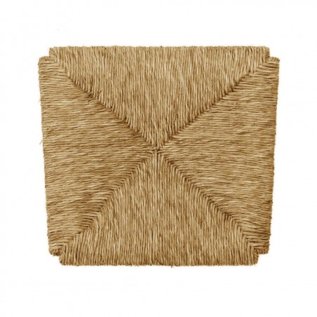 Asiento de repuesto 996 con fondo de paja para silla Arte Povera 33x38 cm
