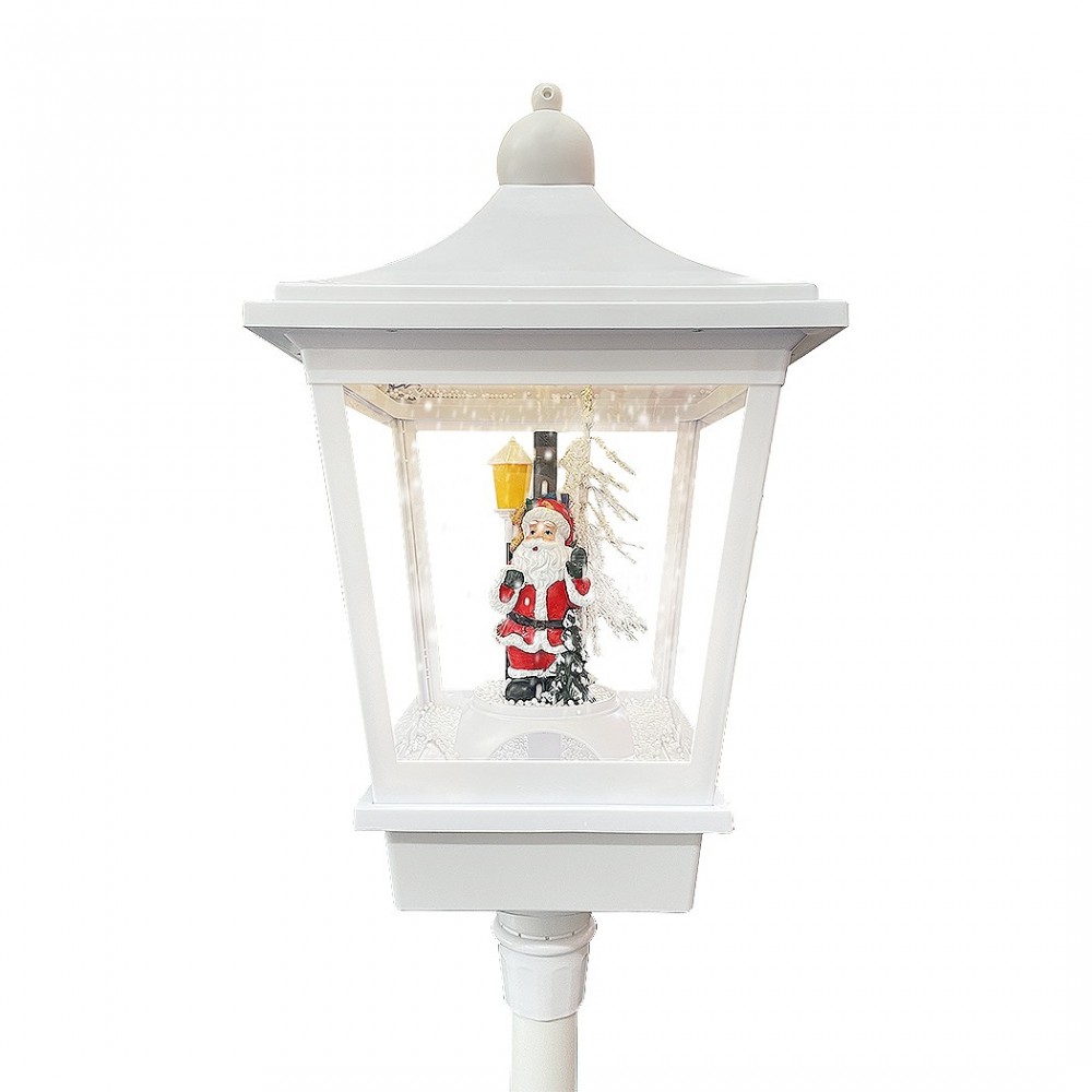 364002 Farola de Navidad Blanca H180 Cm...