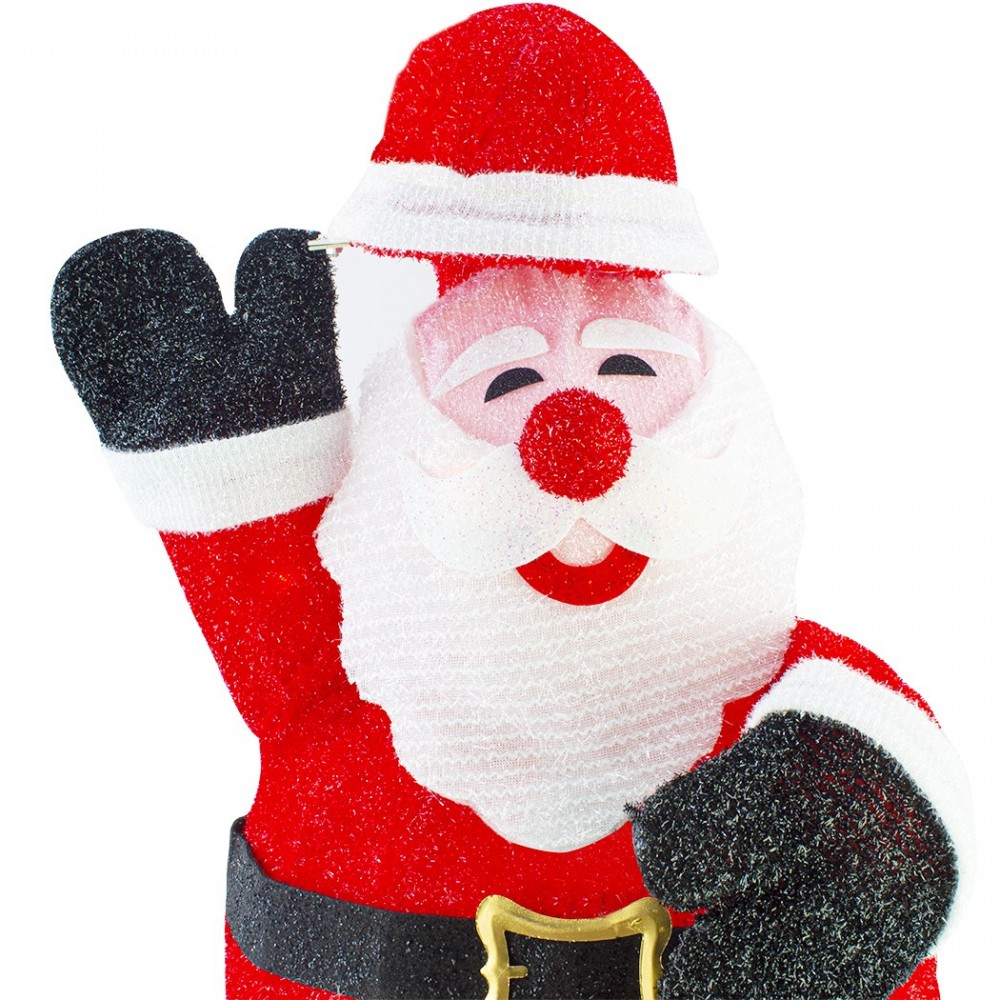 401006 Papá Noel con luces LED y movimiento...