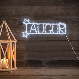 88SP-24 Escritura luminosa 88 LED Auguri luz fría Pared... 2