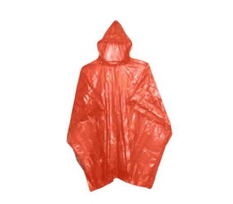 Pack de 3 chubasqueros desechables con capucha (unisex) 747619 