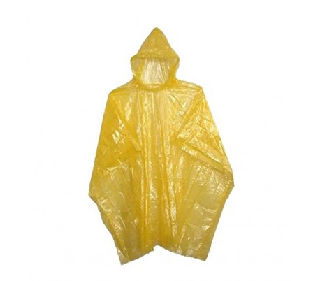Pack de 3 chubasqueros desechables con capucha (unisex) 747619 