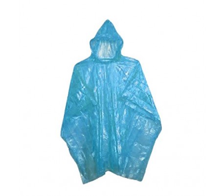 Pack de 3 chubasqueros desechables con capucha (unisex) 747619 