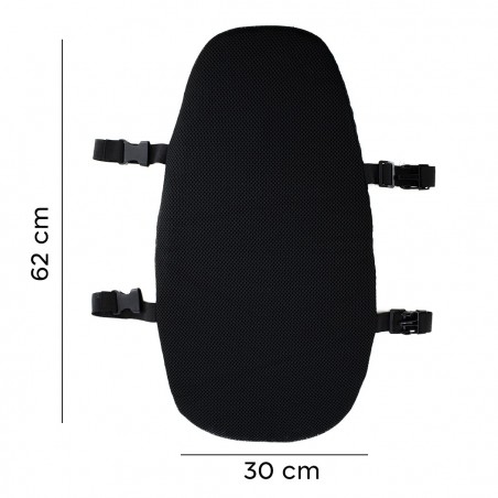 Almohada ergonómica de gel antiescaras para scooters y motos asiento prolongado