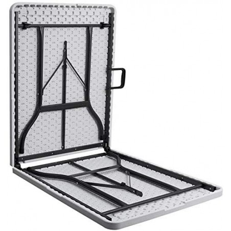 Mesa Plegable de Jardín SILVERA XL Transportable en Maletín 244X76X74 cm