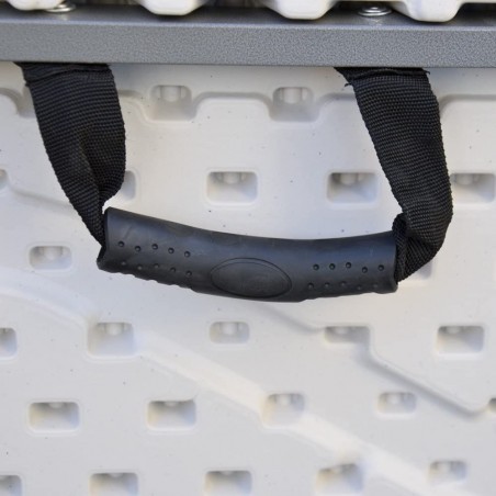 Mesa Plegable de Jardín SILVERA XL Transportable en Maletín 244X76X74 cm