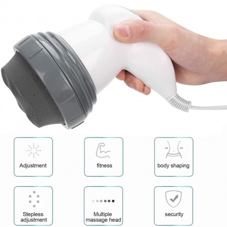 Masajeador body innovation con accesorios contra la celulitis