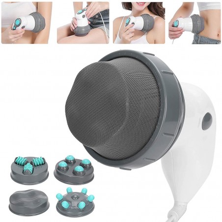 Masajeador body innovation con accesorios contra la celulitis