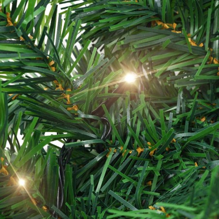 434969 Guirnalda de Navidad 3mt Rama de Árbol 200 Puntas Luces Cálidas a Batería