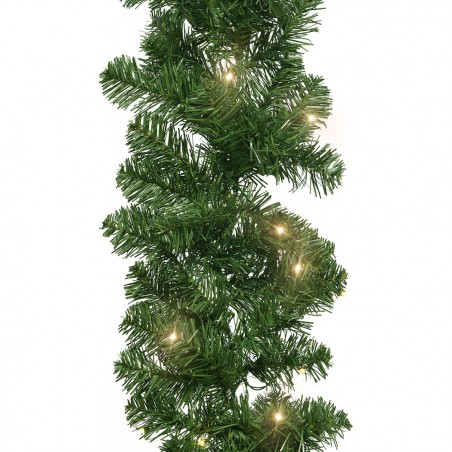 434969 Guirnalda de Navidad 3mt Rama de Árbol 200 Puntas Luces Cálidas a Batería